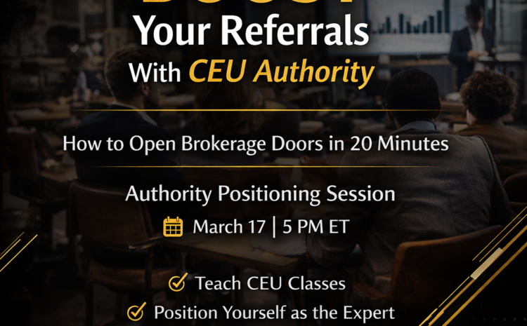  The 20-Minute Brokerage Door Strategy: How to Position Yourself as the Renovation Authority in Your Market
